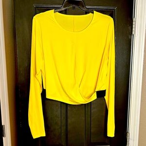 Fabletics Long Sleeve Crop Top